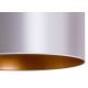 Duolla - Hanglamp aan een koord CANNES 1xE27/15W/230V diameter 50 cm zilver/koper