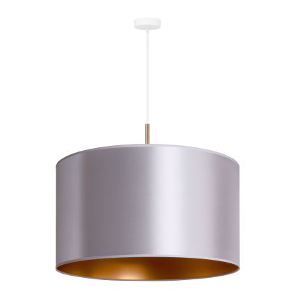 Duolla - Hanglamp aan een koord CANNES 1xE27/15W/230V diameter 50 cm zilver/koper