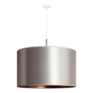 Duolla - Hanglamp aan een koord CANNES 1xE27/15W/230V diameter 50 cm zilver/koper