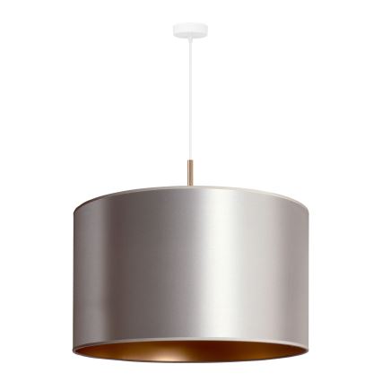 Duolla - Hanglamp aan een koord CANNES 1xE27/15W/230V diameter 50 cm zilver/koper