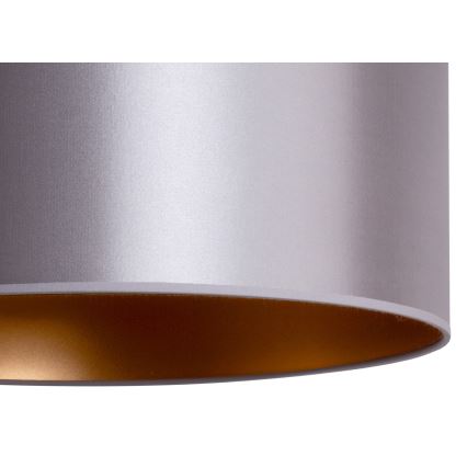 Duolla - Hanglamp aan een koord CANNES 1xE27/15W/230V diameter 50 cm zilver/koper
