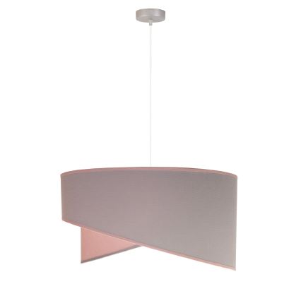 Duolla - Hanglamp aan een koord CELLO 1xE27/40W/230V diameter 45 cm roze