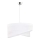 Duolla - Hanglamp aan een koord CELLO 1xE27/40W/230V diameter 45 cm wit/zilver