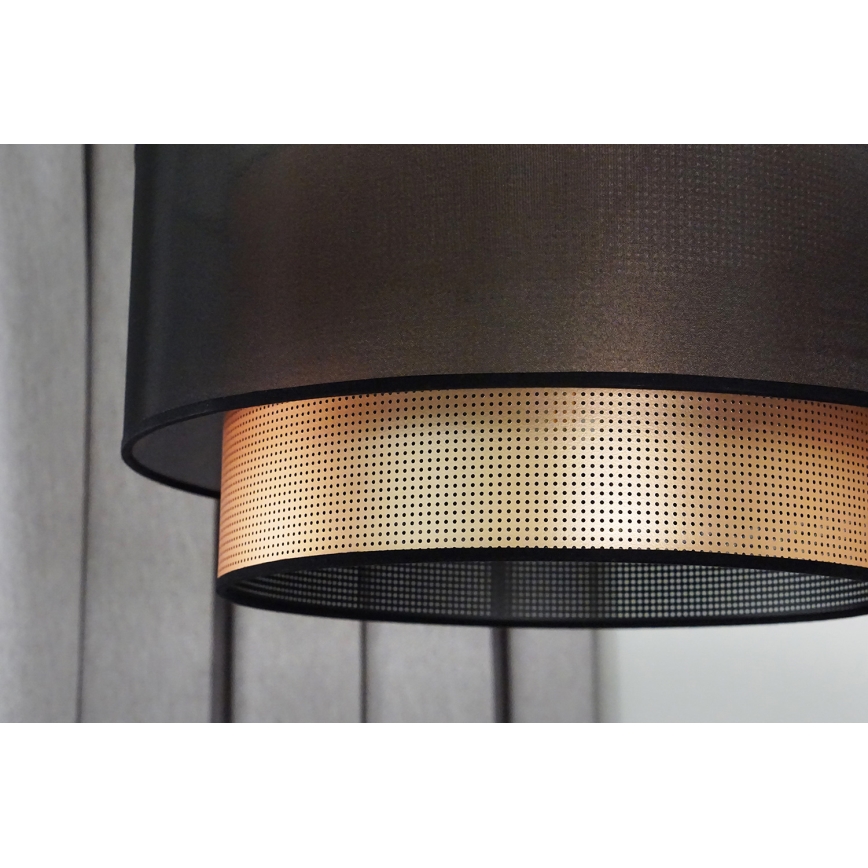 Duolla - Hanglamp aan een koord COPPER SHINY 1xE27/15W/230V diameter 45 cm bruin/koper
