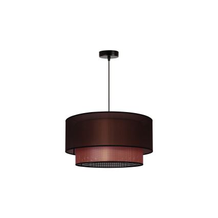Duolla - Hanglamp aan een koord COPPER SHINY 1xE27/15W/230V diameter 45 cm bruin/koper