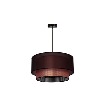 Duolla - Hanglamp aan een koord COPPER SHINY 1xE27/15W/230V diameter 45 cm bruin/koper
