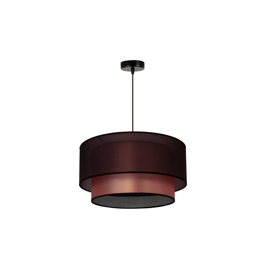 Duolla - Hanglamp aan een koord COPPER SHINY 1xE27/15W/230V diameter 45 cm bruin/koper