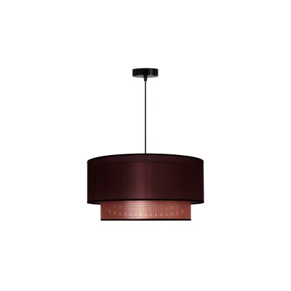 Duolla - Hanglamp aan een koord COPPER SHINY 1xE27/15W/230V diameter 45 cm bruin/koper