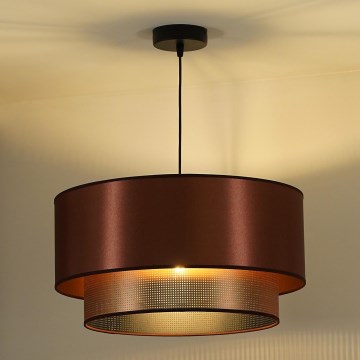 Duolla - Hanglamp aan een koord COPPER SHINY 1xE27/15W/230V diameter 45 cm koper