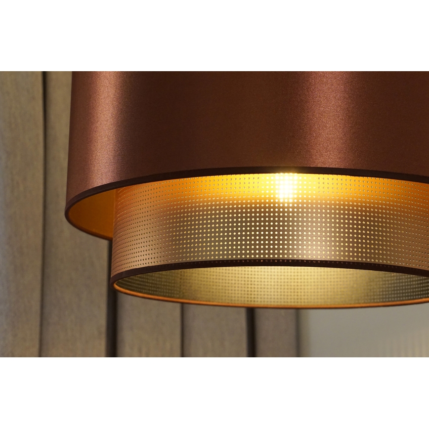 Duolla - Hanglamp aan een koord COPPER SHINY 1xE27/15W/230V diameter 45 cm koper