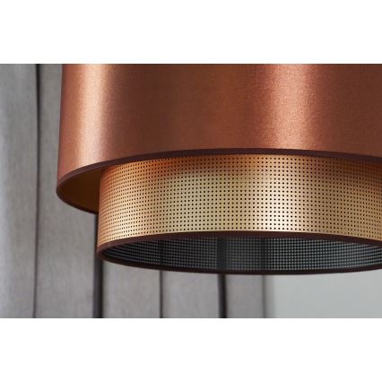 Duolla - Hanglamp aan een koord COPPER SHINY 1xE27/15W/230V diameter 45 cm koper