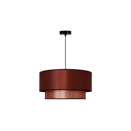 Duolla - Hanglamp aan een koord COPPER SHINY 1xE27/15W/230V diameter 45 cm koper