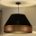 Duolla - Hanglamp aan een koord COPPER SHINY 1xE27/15W/230V diameter 60 cm zwart/koper