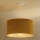 Duolla - Hanglamp aan een koord CORDUROY 1xE27/15W/230V diameter 40 cm geel