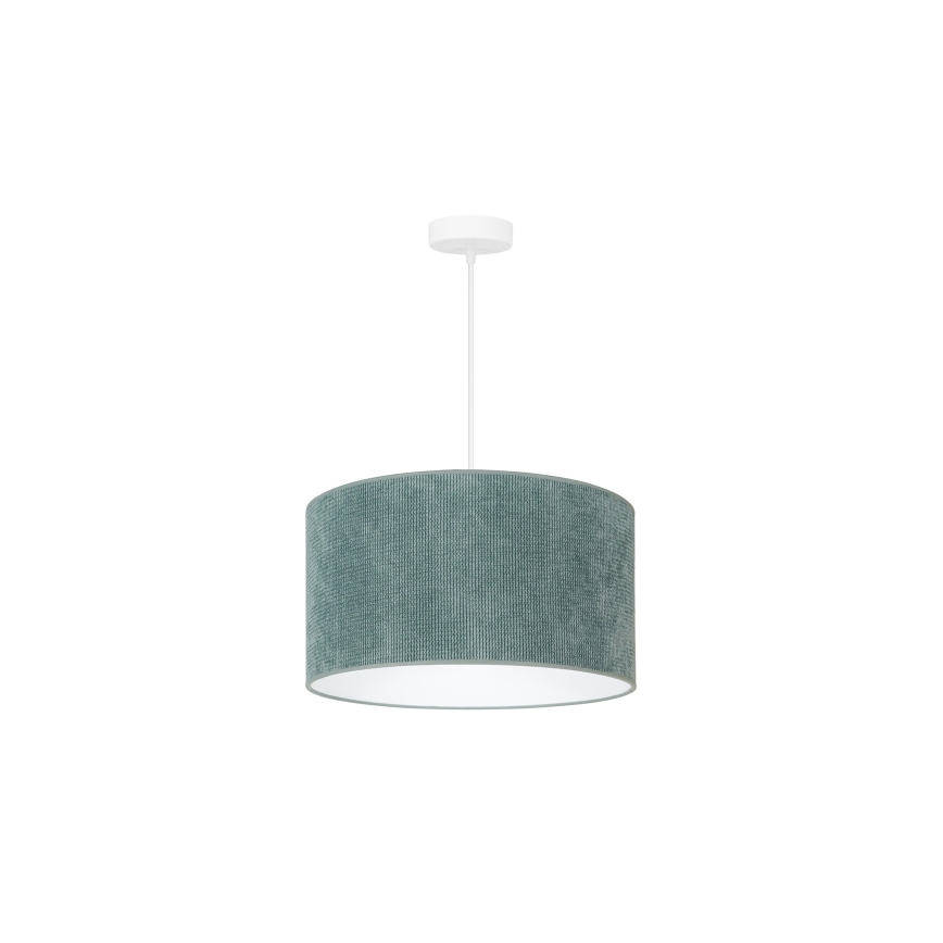 Duolla - Hanglamp aan een koord CORDUROY 1xE27/15W/230V lamp diameter 40 cm blauw