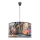 Duolla - Hanglamp aan een koord CUBA ROOD 1xE27/15W/230V diameter 35 cm