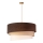 Duolla - Hanglamp aan een koord DEVON 1xE27/40W/230V diameter 45 cm bruin/beige