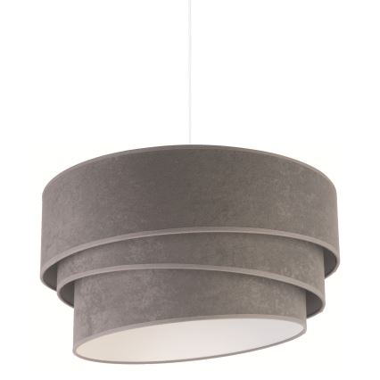 Duolla - Hanglamp aan een koord DEVON 1xE27/40W/230V diameter 45 cm grijs