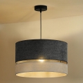 Duolla - Hanglamp aan een koord DOUBLE 1xE27/15W/230V diameter 40 cm grijs