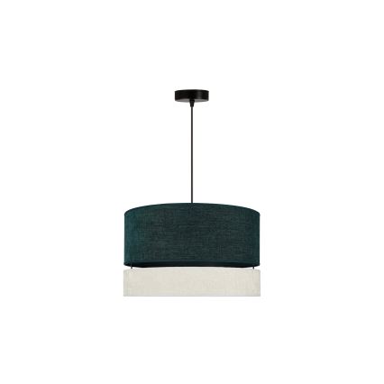 Duolla - Hanglamp aan een koord DOUBLE 1xE27/15W/230V diameter 40 cm groen/grijs