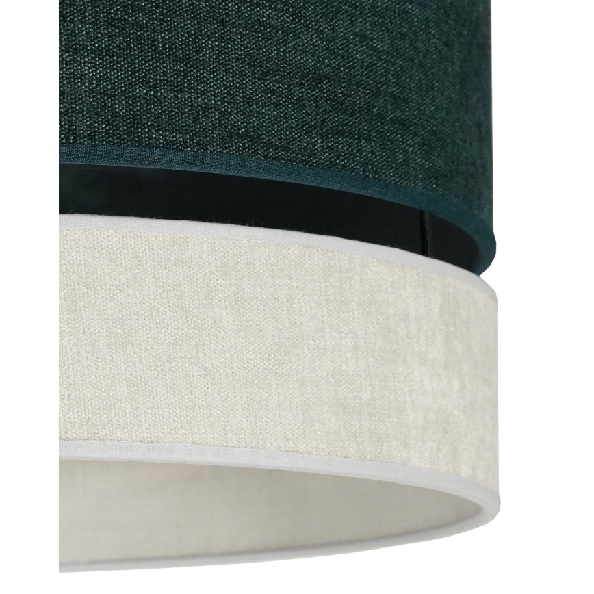 Duolla - Hanglamp aan een koord DOUBLE 1xE27/15W/230V diameter 40 cm groen/grijs