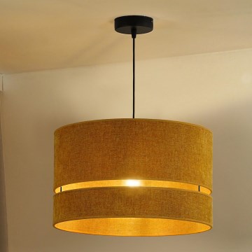 Duolla - Hanglamp aan een koord DOUBLE 1xE27/15W/230V diameter 40 cm oranje