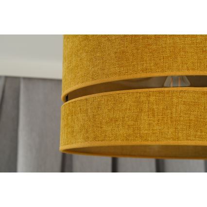 Duolla - Hanglamp aan een koord DOUBLE 1xE27/15W/230V diameter 40 cm oranje