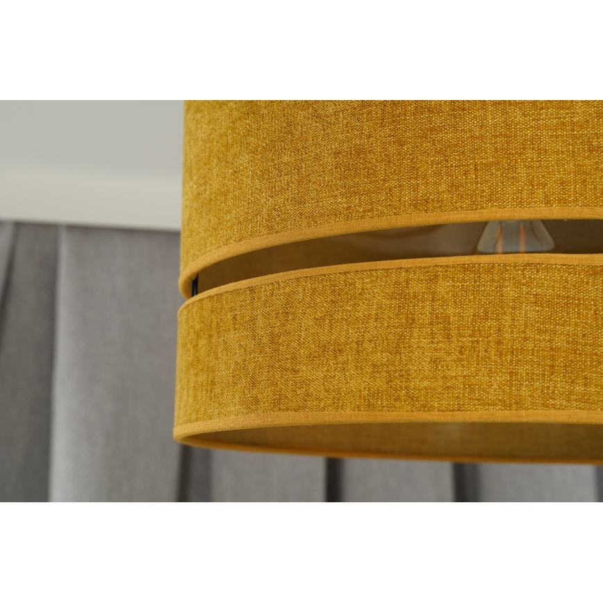 Duolla - Hanglamp aan een koord DOUBLE 1xE27/15W/230V diameter 40 cm oranje