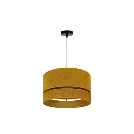 Duolla - Hanglamp aan een koord DOUBLE 1xE27/15W/230V diameter 40 cm oranje