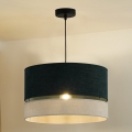 Duolla - Hanglamp aan een koord DOUBLE 1xE27/15W/230V groen/grijs