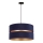 Duolla - Hanglamp aan een koord DUO 1xE27/15W/230V diameter 40 cm blauw/goud