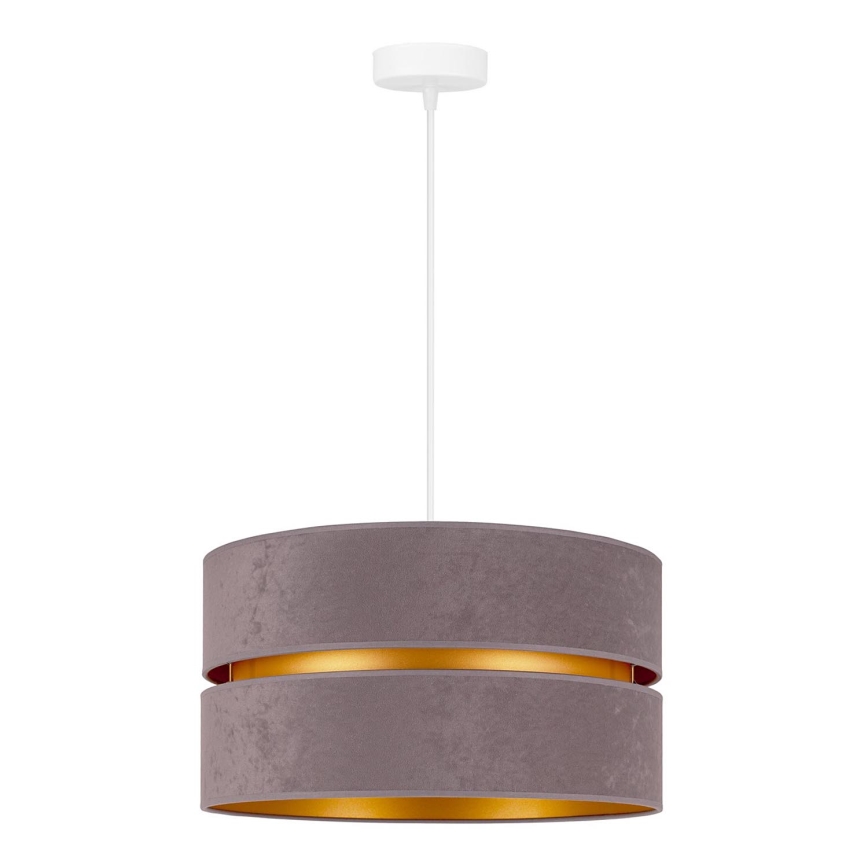 Duolla - Hanglamp aan een koord DUO 1xE27/15W/230V diameter 40 cm grijs