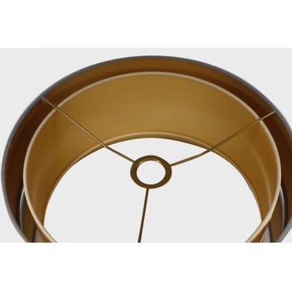 Duolla - Hanglamp aan een koord DUO 1xE27/15W/230V diameter 40 cm grijs