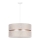 Duolla - Hanglamp aan een koord DUO 1xE27/15W/230V diameter 40 cm wit/goud