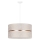 Duolla - Hanglamp aan een koord DUO 1xE27/15W/230V wit/goud