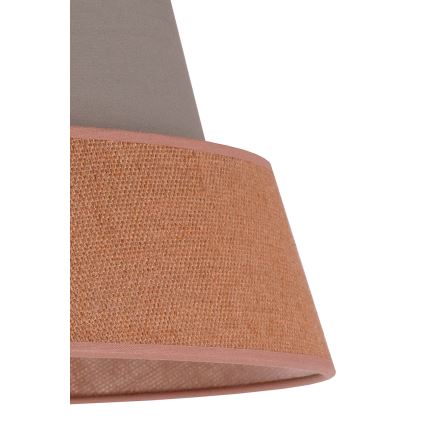 Duolla - Hanglamp aan een koord GALAXY 1xE27/40W/230V diameter 50 cm grijs/bruin