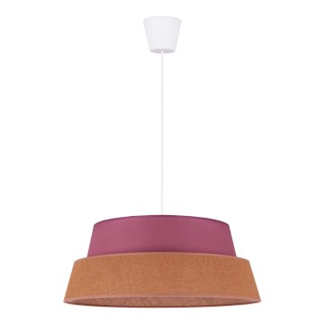 Duolla - Hanglamp aan een koord GALAXY 1xE27/40W/230V diameter 50 cm roze