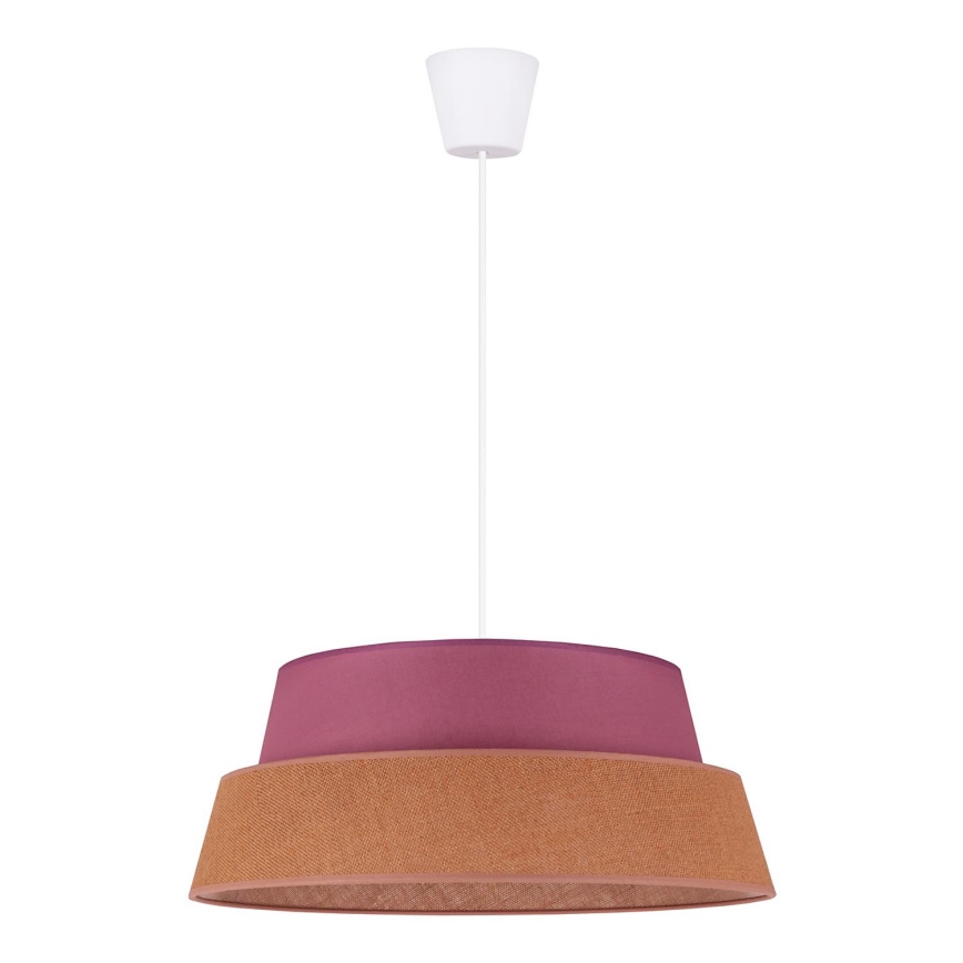 Duolla - Hanglamp aan een koord GALAXY 1xE27/40W/230V diameter 50 cm roze