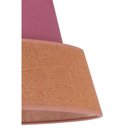 Duolla - Hanglamp aan een koord GALAXY 1xE27/40W/230V diameter 50 cm roze