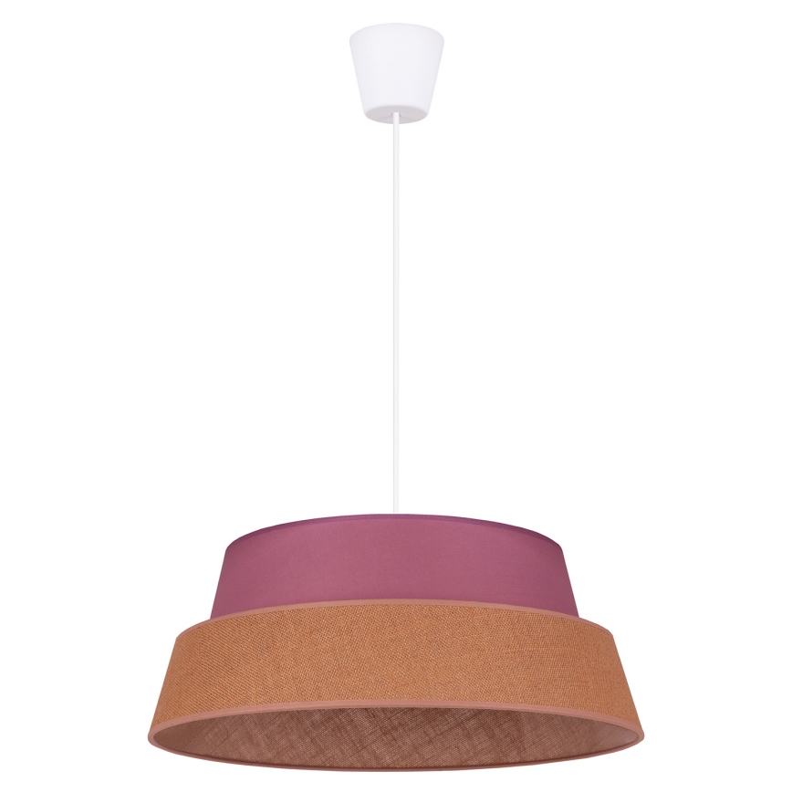 Duolla - Hanglamp aan een koord GALAXY 1xE27/40W/230V diameter 50 cm roze