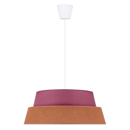 Duolla - Hanglamp aan een koord GALAXY 1xE27/40W/230V diameter 50 cm roze