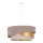 Duolla - Hanglamp aan een koord KOBO 1xE27/15W/230V diameter 45 cm beige/goud/crème