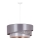 Duolla - Hanglamp aan een koord KOBO 1xE27/15W/230V diameter 45 cm zilver/goud