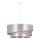 Duolla - Hanglamp aan een koord KOBO 1xE27/15W/230V diameter 45 cm zilver/goud