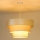 Duolla - Hanglamp aan een koord LUNETA 1xE27/40W/230V diameter 45 cm crème