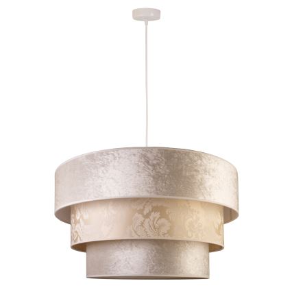 Duolla - Hanglamp aan een koord LUNETA 1xE27/40W/230V diameter 45 cm crème