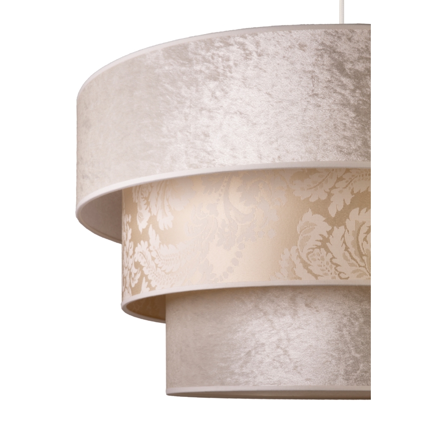Duolla - Hanglamp aan een koord LUNETA 1xE27/40W/230V diameter 45 cm crème