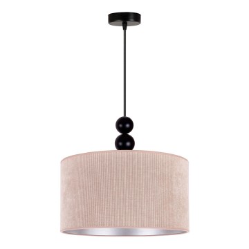 Duolla - Hanglamp aan een koord LYON 1xE27/15W/230V diameter 40 cm beige
