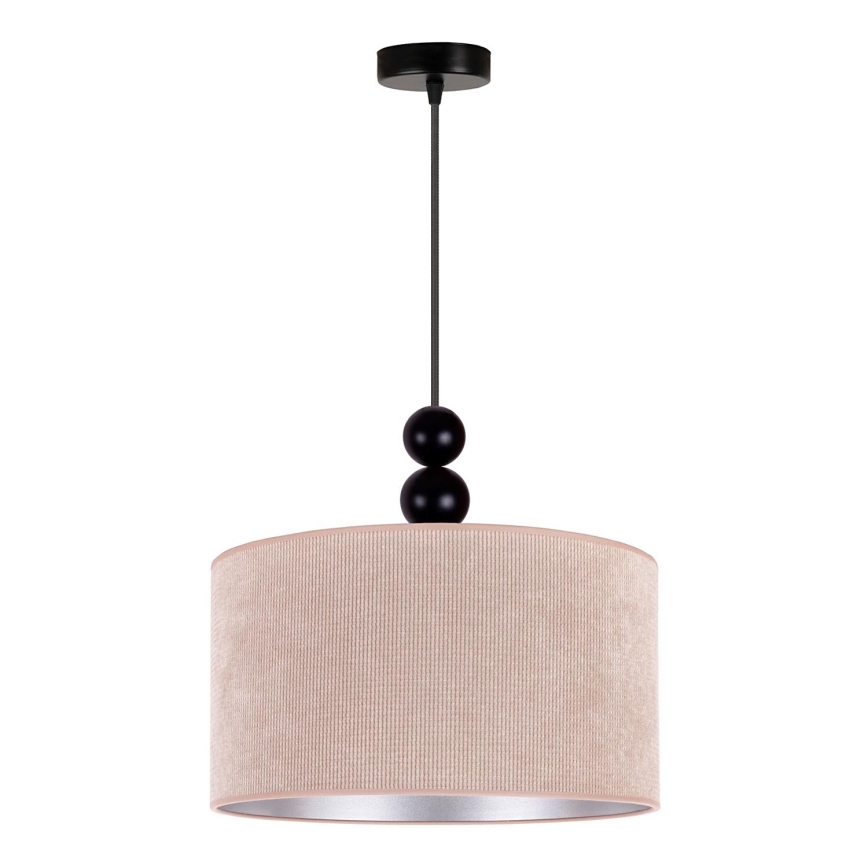 Duolla - Hanglamp aan een koord LYON 1xE27/15W/230V diameter 40 cm beige