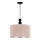 Duolla - Hanglamp aan een koord LYON 1xE27/15W/230V diameter 40 cm beige